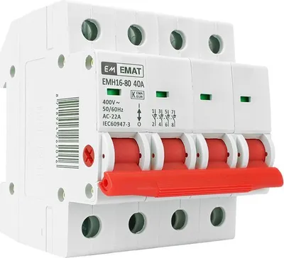 Produktbild von EMAT Hauptschalter 4-polig 40A (85005002)