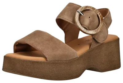 Produktbild von Gabor Plateau Chevreau peanut Keilsandalette Braun