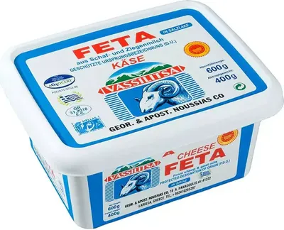 Produktbild von Vassilitsa Feta 3x 400g Schafs-Käse Feta-Käse Lake 43% Fett i.Tr. Griechenland