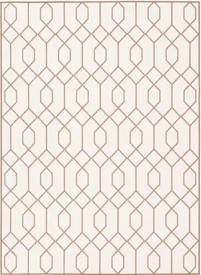 Produktbild von In- und Outdoorteppich Beidseitig Cape Cod, Größe:80x140 cm, Design:Beige Trend