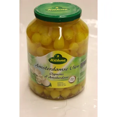 Produktbild von Kühne Amsterdamse Uien 1700ml Glas (Silberzwiebeln)
