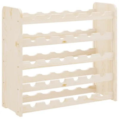 Obrázek produktu pro Regál na víno 67,5 x 25 x 60 cm masivní borové dřevo