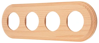 Immagine prodotto di Cornice retrò in legno di tiglio a 4 scomparti I PR1 naturale