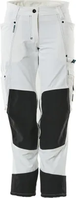 Produktbild von Mascot Hose ADVANCED mit Knietaschen Damen DIAMOND CORDURA 18378 Gr. 40 weiss