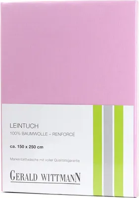 Productafbeelding van Bedlaken 220x250 cm, 100% katoen Renforce, lila/paars/lila