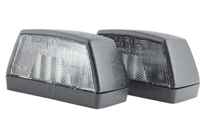 Produktbild von HELLA Kennzeichenbeleuchtung 2KA 003 389-061 hinten links rechts 102mm 55mm