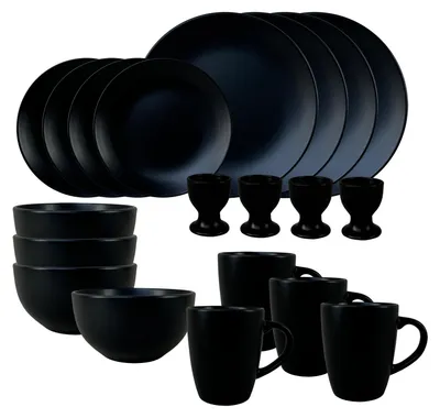 Produktbild von Geschirrset 20-teilig Schwarz Antonia NTK-Collection