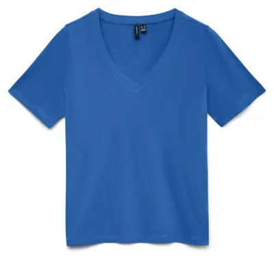 Produktbild von Vmpaulina Ss V-Neck T-Shirt JRS Noos