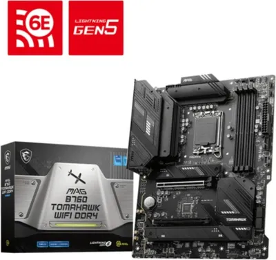 Obrázek produktu pro MSI MAG B760 TOMAHAWK WIFI DDR4 Základní deska Intel B760 LGA 1700 ATX