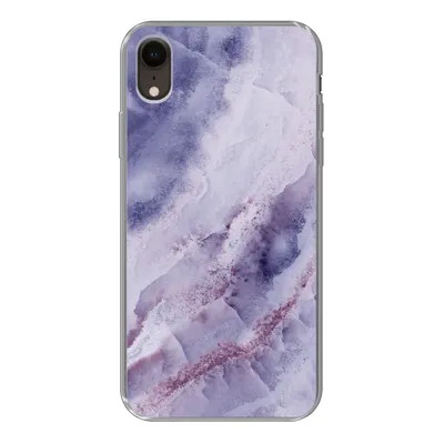 Produktbild von MuchoWow® Handyhülle Schutzhülle Hülle für iPhone XR Mineral - Edelstein - Chic Silikon Softcase Handy Hülle - Schutzdeckel