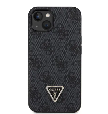Zdjęcie produktu dla Guess Guhcp15Sp4Tdpk Iphone 15 6.1" Czarny/Black Hardcase Leather 4G Diamond Triangle
