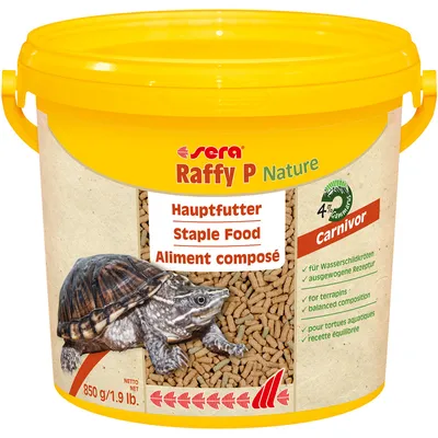 Produktbild von sera 1880, Schildkröte, Universal, Maisstärke, Weizenkleber, Fischmehl, Weizenmehl, Gammarus (4 %), Brauereihefe, Volleipulver,..., 3800 ml, 850 g, Deutschland