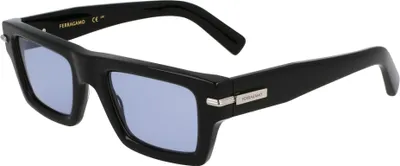 Produktbild von Ferragamo SF2034S Black/azure 50/22/145 Herren Sonnenbrillen