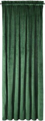 Eurofirany Vorhang ROSA aus Polyester dunkelgrün 270cm x 140cm