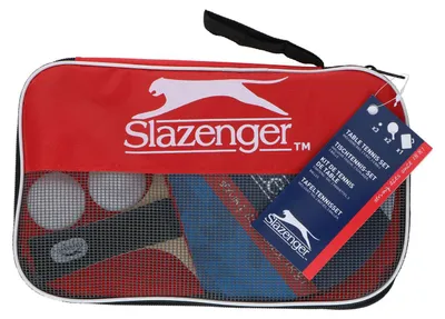 Produktbild von Tischtennis Set Slazenger 6-teilig mit Aufbewahrungstasche und 3 Bällen