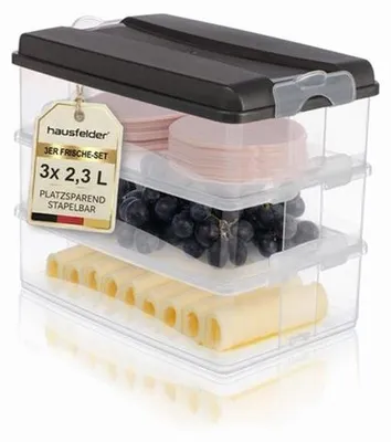 Obrázek produktu pro Skladovací krabice pro ledničku, stohovací