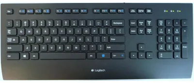 Produktbild von Logitech K280e, Volle Größe (100%), Kabelgebunden, USB, Schwarz