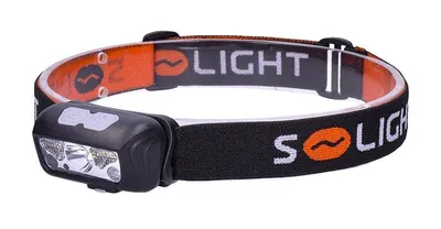 Obrázek produktu pro Solight Nabíjecí čelovka 150lm+100lm, bílé a červené světlo WN40
