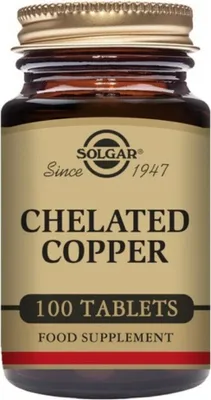 Produktbild von Kupferchelat Solgar 100 Kapseln