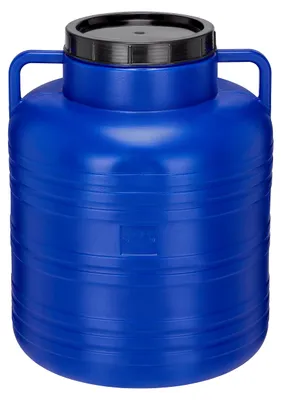 Image de Fût en plastique Garronda 80 L Fût sans BPA Contenant avec couvercle pour aliments et GD-0087, bleu