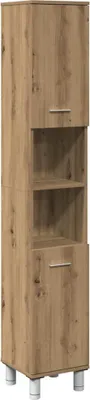 Obrázek produktu pro vidaXL Koupelnová skříňka Artisan dub 30x30x179 cm Materiál na bázi dřeva
