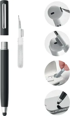 Image de MidOcean - Stylo à bille "Cleanpen" Set MO1651 (14,3 cm x 1,2 cm) (Noir)