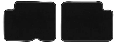 Productafbeelding van Velours achtermatten voor Nissan Almera N15 1995-2000 (hatchback/sedan) – 2-delig, zwart, op maat – Wielganizator LUX