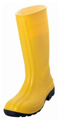 Imagen del producto de Botas de seguridad uvex Nora S5, fabricadas en polímero, color amarillo, horma 11, talla 38