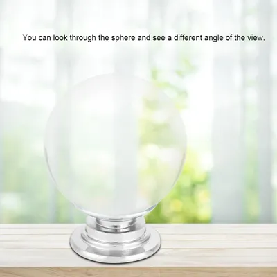 Obrázok produktu pre 80 mm Crystal Glass Ball Sphere Febgshui Home Office Decor Darček