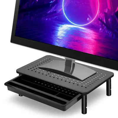 Immagine prodotto di Supporto per monitor da laptop nero NANKIN con cassetto