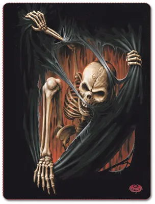 Produktbild von SPIRAL - Fleecedecke Death Rip - 150 cm x 200 cm