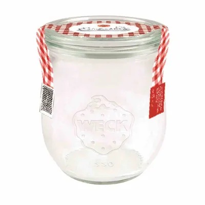 Zdjęcie produktu dla Słoik Weck 762 Tulpe, pojemność 220 ml, z pokrywką (bez pierścienia), 1 sztuka