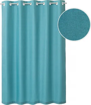 Produktbild von PillowPrim, Záhradný záves, odolný proti poveternostným vplyvom, vetru, ochrana súkromia, balkón, záhrada, veranda, pergola, jednoduchá inštalácia, živé farbyModrá, d: 280, š:150 cm
