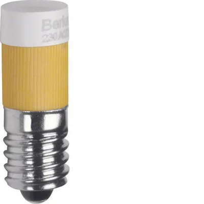 Produktbild von HAGER BERKER Glühlampe LED E10 gelb 167802