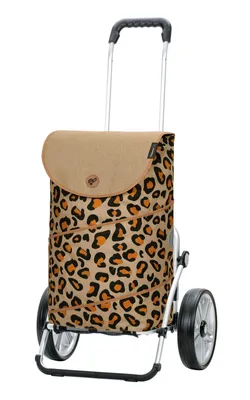 Produktbild von Andersen SHOPPER MANUFAKTUR Einkaufstrolley Royal Shopper Tyra Leo beige 107cm