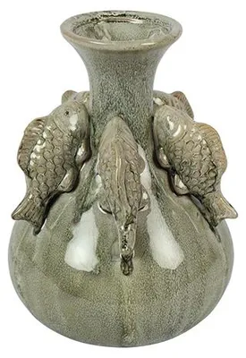 Image de Vase Fischstein Ø 17 x 24,5 cm - Vert