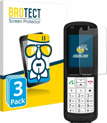 Produktbild von 3x BROTECT Schutzglas für Unify OpenScape DECT Phone R6 Schutzfolie Panzer Folie Glas Display Schutz klar