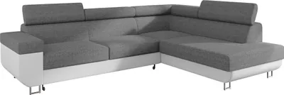 Produktbild von MIRJAN24 Ecksofa Fonti, Eckcouch mit Schlaffunktion und Bettkasten, L-Form Sofa vom Hersteller (Soft 017 + Lux 05, Seite: Rechts)