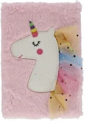 Produktbild von Notizblock A5 Plüsch pastell Einhorn