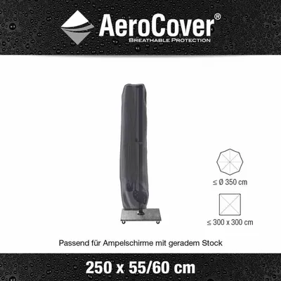 Produktbild von AeroCover 797-0 A-Schirmhülle H250x55/60 Ø 3,5m, anthrazit