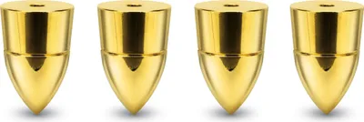 Productafbeelding van Dynavox Bullet-vormige spikes, set van 4, messing