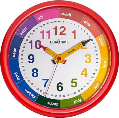 Obrázek produktu pro Nástěnné hodiny Eurotime Learning - 80013