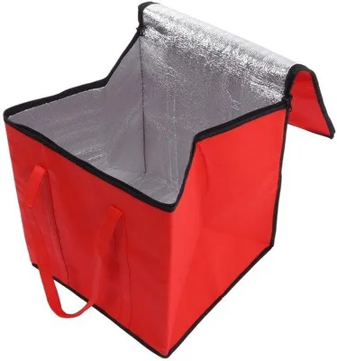 Produktbild von Isolierte Thermoboxen - Einwegtaschen für gefrorene Lebensmittel - Reißverschluss - Catering - Lebensmitteltransport (40 x 40 x 45 cm)