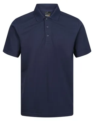 Produktbild von Regatta - "Pro 65/35" Poloshirt für Herren  kurzärmlig LT247 (L) (Marineblau)