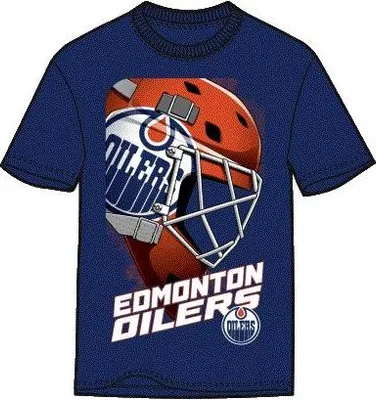Produktbild von OUTERSTUFF Defender NHL Junior T-Shirt, Blau, Größe: S, Edmonton Oilers, 8 Jahre