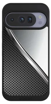 Produktbild von NIVOCASE Handyhülle für Google Pixel 10 Pro  Hülle NIVOpure Case Schwarz Carbon Metall Stahl