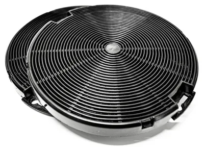 Aktivkohlefilter Ø 152 mm, 2 Stück für Dunstabzugshauben