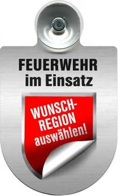 Produktbild von Einsatzschild Windschutzscheibe incl. Saugnapf - Feuerwehr im Einsatz - 309355 Color - Region Österreich