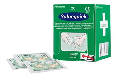 Produktbild von CEDERROTH Salvequick Wundreiniger 20 Stk./Box
