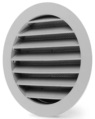 Immagine prodotto di Griglia di ventilazione in alluminio pressofuso, diametro 125 mm